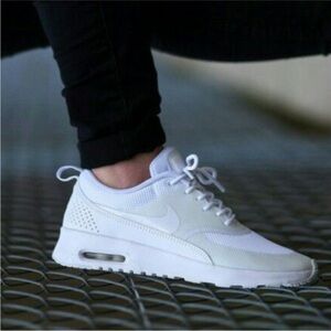 Nike Air Max Thea White Athletic Shoes Sneakers Sz 8